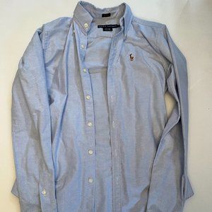 Light Blue Ralph Lauren Oxford button down Size 2